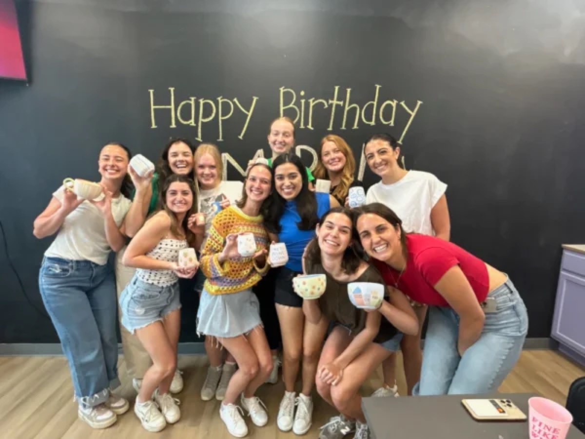 Private Pottery Painting Party by art garage austin