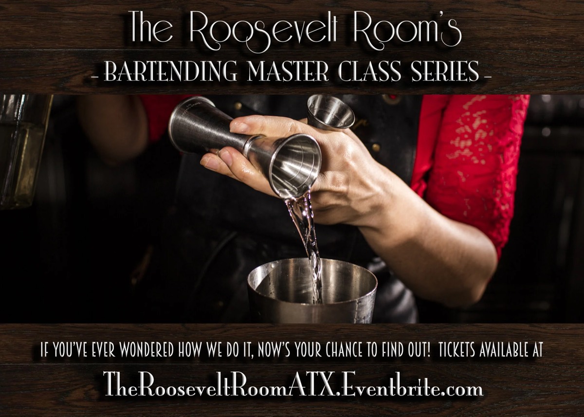 Private Cocktail Class by roosevelt room