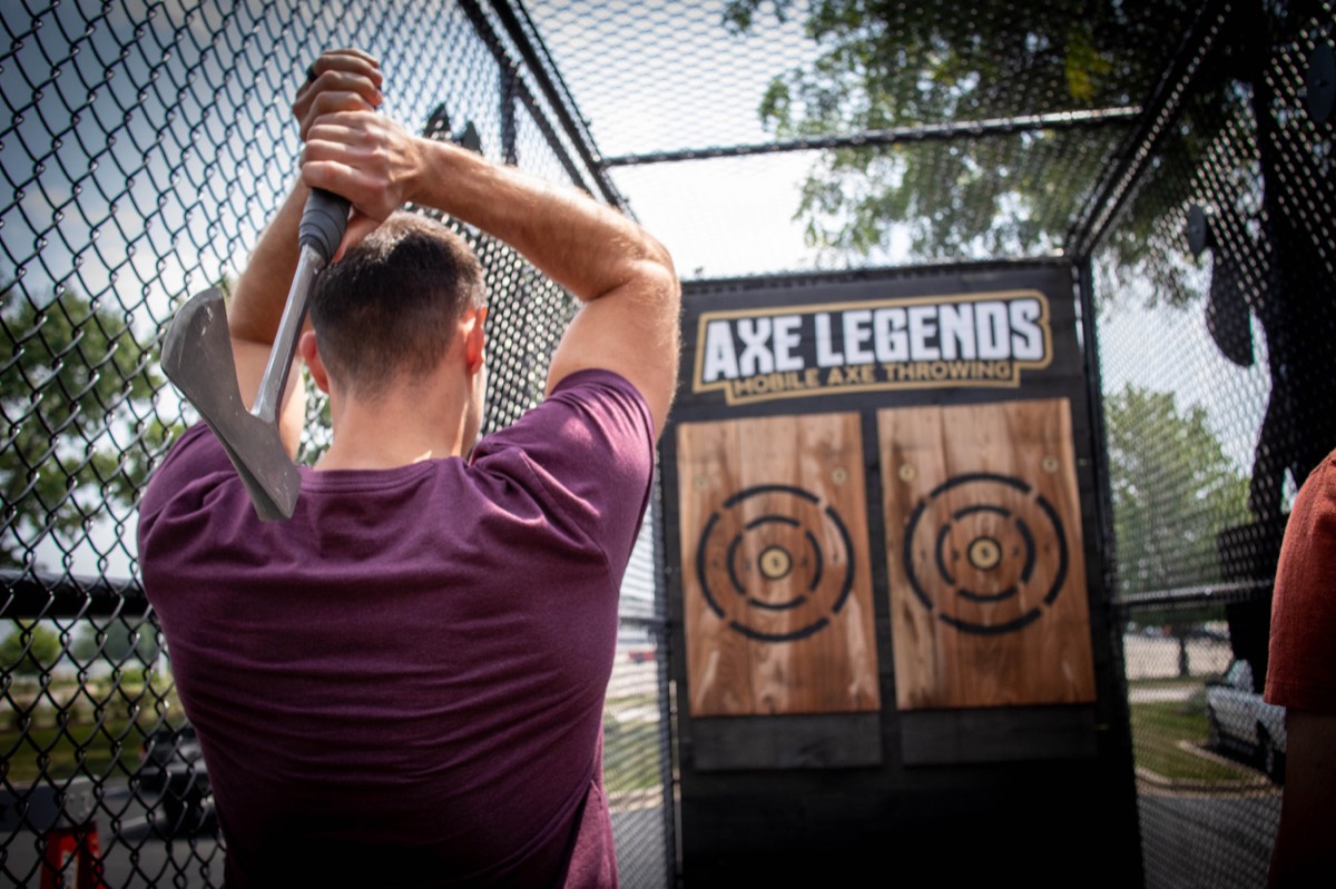Mobile Axe-Throwing Event by axe legends